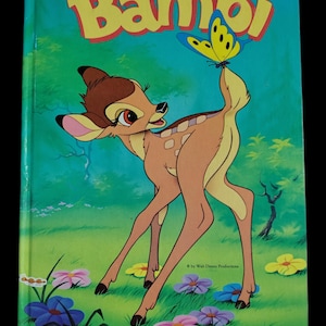 Vintage 1984 Bambi Golden Book Excellent Condition