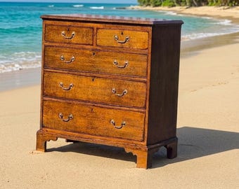 Cómoda georgiana de roble