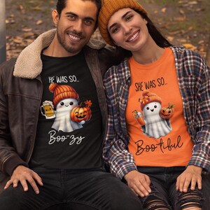 Halloween Couples Shirts Cute Couple Shirts Matching Halloween His and Hers Boo T Shirts Couples Halloween TShirts Couples Halloween Shirts