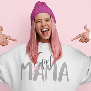 女の子のママのジャンパー、女の子のママへの母の日ギフト、女の子のママへの誕生日プレゼントのスウェットシャツ、女の子のママ、女の子のママへのギフト、女の子のママのスウェットシャツ トップス。