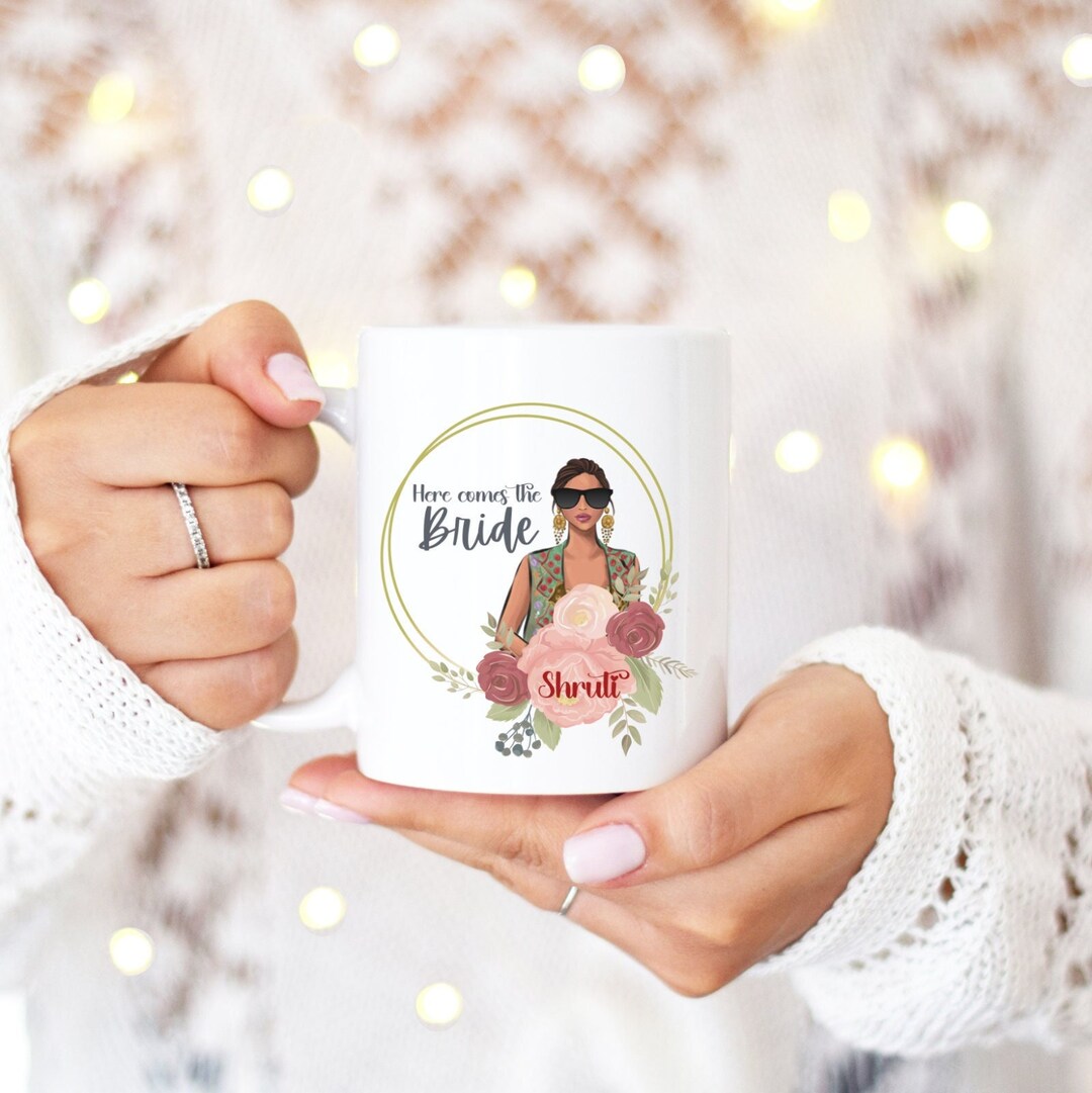 Personalised Indian Bride to Be Wedding Gift Mug Indian Bride Etsy UK