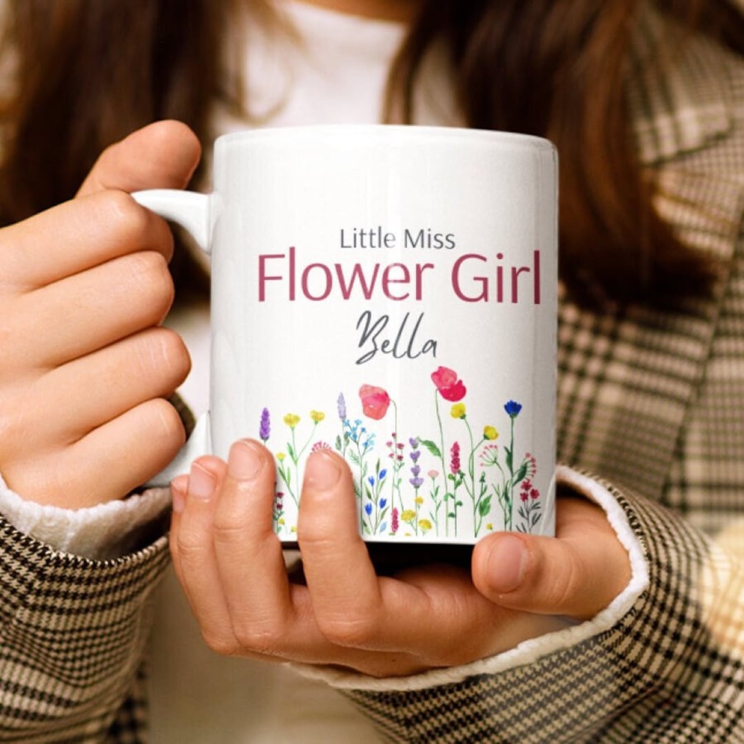 Personalised Flower Girl Gift Mug Gift for Flower Girl Etsy
