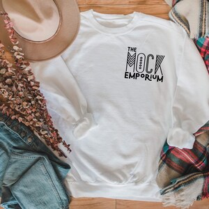 Comfort Colors Crewneck Sweatshirt Mockup 1566 White | Crewneck Mockup | Sweater Mockup | Flat Lay Mockup White | CC1566 Mockup | CC1566