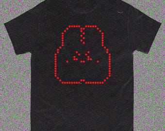 8ビットバニーピクセルアートTシャツ – レトロゲーマーサイバーパンクカワイイTシャツ