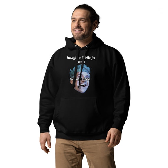 Imagine If Ninja Got a Low Taper Fade Hoodie Etsy