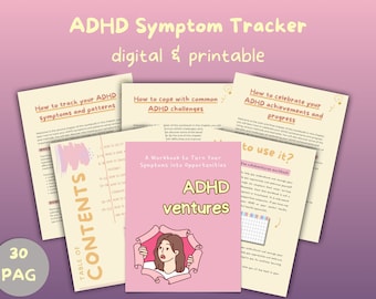 Caderno de exercícios para monitorar sintomas de TDAH: gerenciar medicamentos, hábitos e sono (download digital)