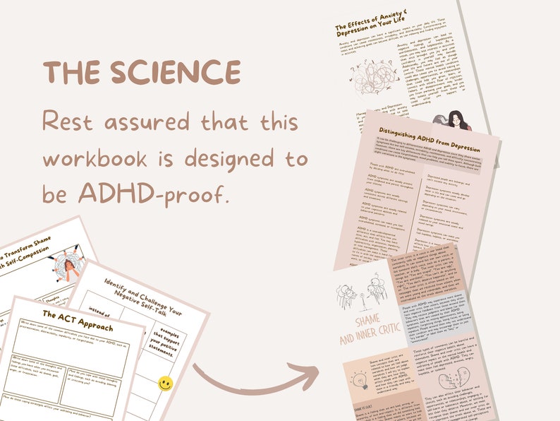 ADHD Iceberg Workbook: Emotional Regulation & CBT (Digital Download) image 3