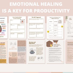 ADHD Iceberg Workbook: Emotional Regulation & CBT (Digital Download) image 6