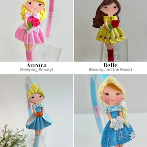 Disney Inspired Princess Headband Handmade Hair Bow Princess Dress Up Princess Crown Doll Hairband Birthday Gift for Kids image 3