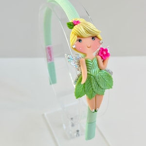 Tinker Bell Handmade Headband - Girls Hair Accessories for Fairy Enthusiasts Perfect for Magical Moments and Birthdays - Disney Tinker Bell