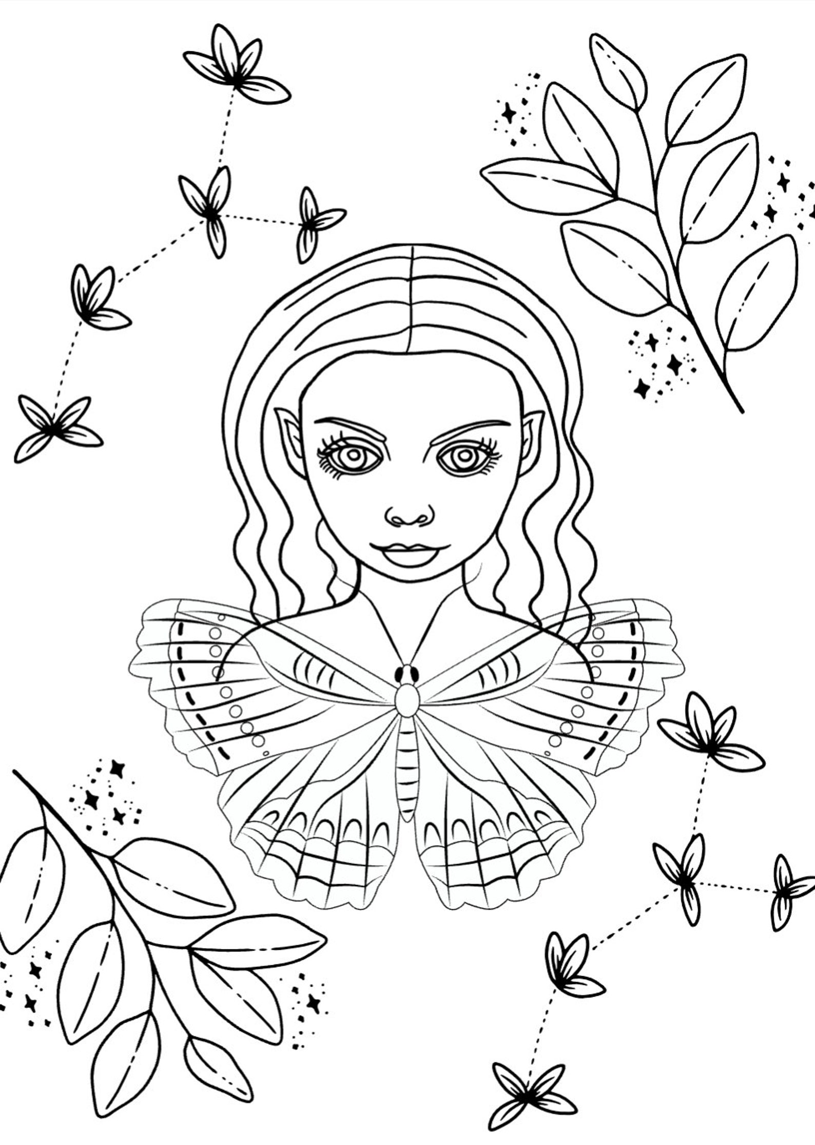 12 Witchy Coloring Pages-mystical Coloring Pages-spiritual Coloring