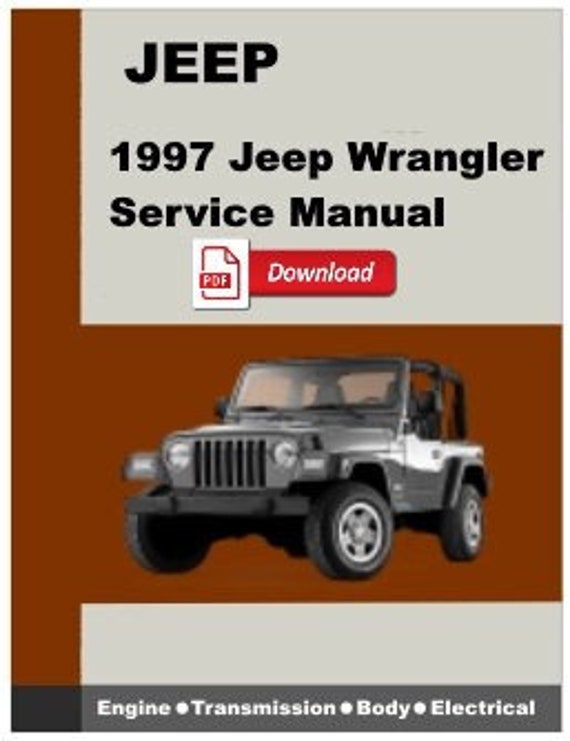 1999 Jeep Wrangler Service Manual-pdf Download - Etsy