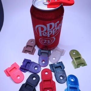 3-Pack Can Tab Openers and Covers | Nail & Mobility Friendly | Optional Keychain for Easy Access