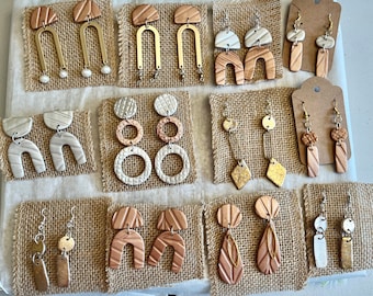 Clay earrings