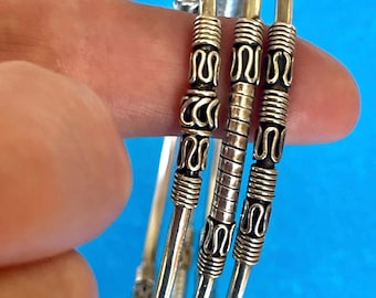 Sterling Silver Hand Made Artisan… Three Bangles by BA ! - Etsy