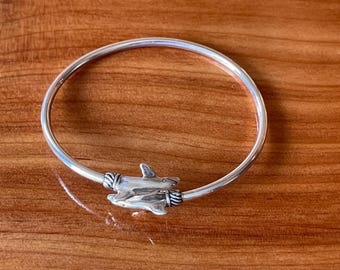 Children’s  dolphin bypass bangle Sterling Silver bracelet!