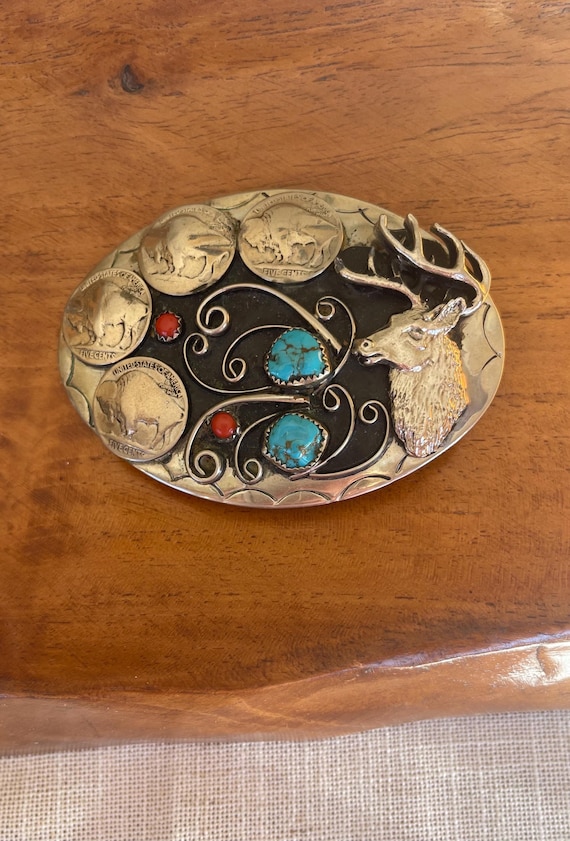 Unbelievable Native American Navajo Turquoiseusa Indian Head Cents Bracelet Unbelievable Native American Navajo Turquoiseusa Indian Head Cents Bracelet