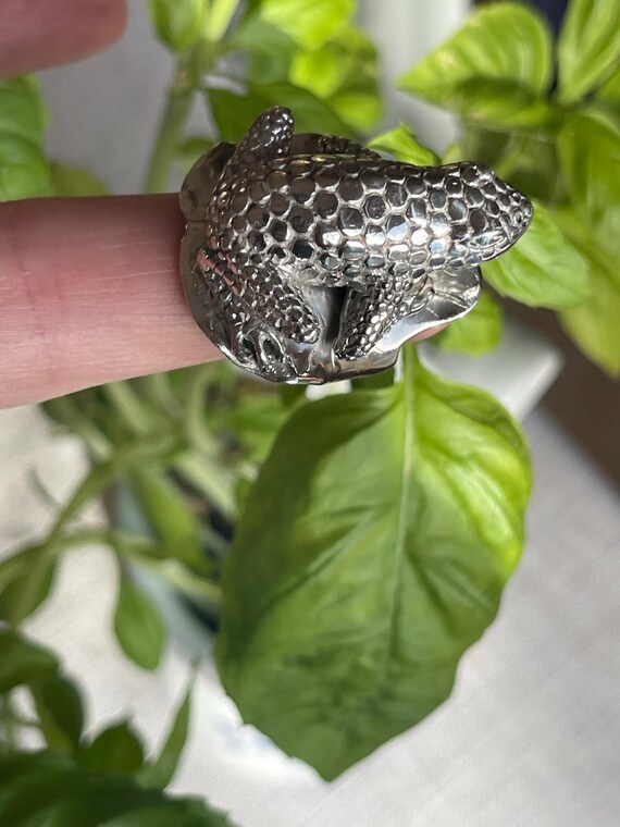 Unique FROG RING …. STERLING Silver!!! - image 8