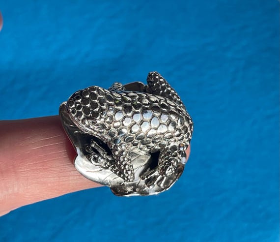 Unique FROG RING …. STERLING Silver!!! - image 12