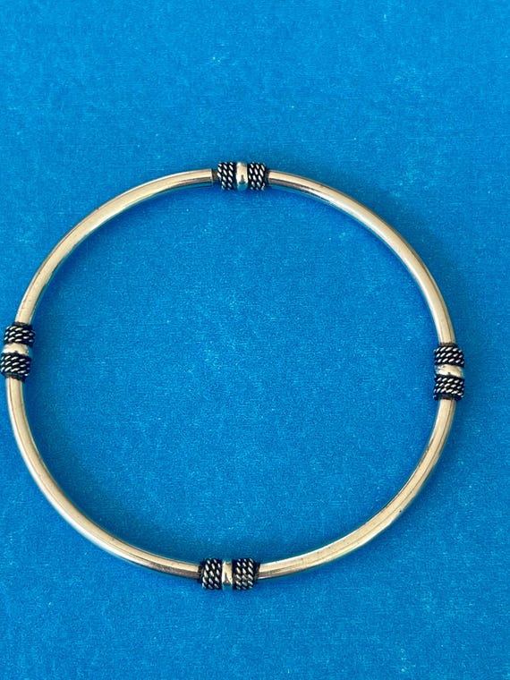Sterling Silver Native American bangle.