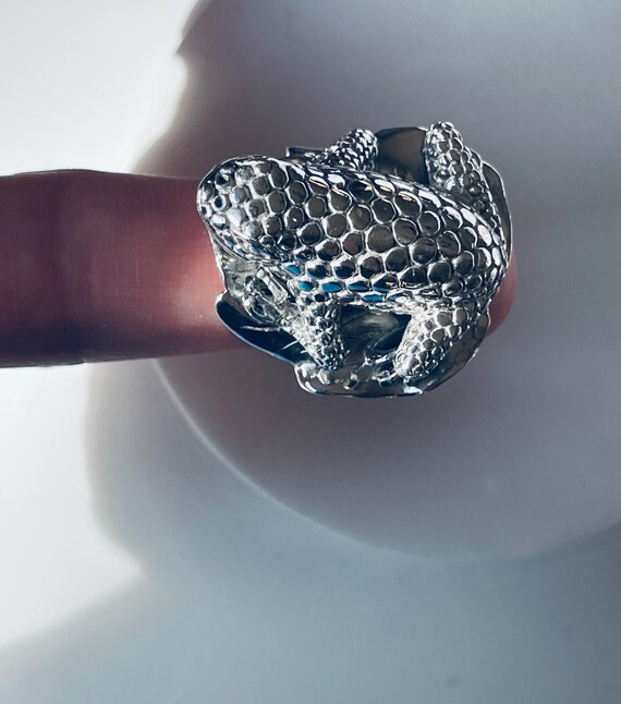 Unique FROG RING …. STERLING Silver!!! - image 5