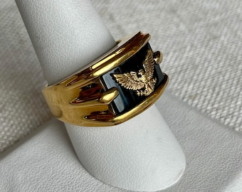 f.a.l リング最終価格　サイズ:13 Eagle Ring Black Hills Gold Band Size 13 Sterling Silver