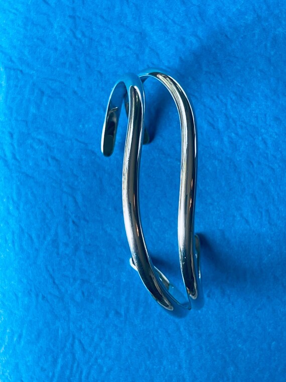 Solid Sterling Silver Cuff Bracelet by Abigail! - image 6