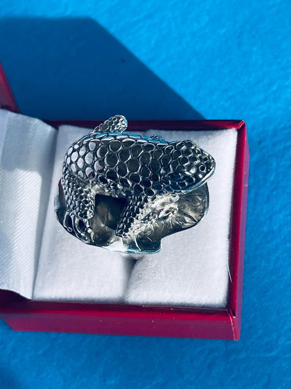 Unique FROG RING …. STERLING Silver!!! - image 2