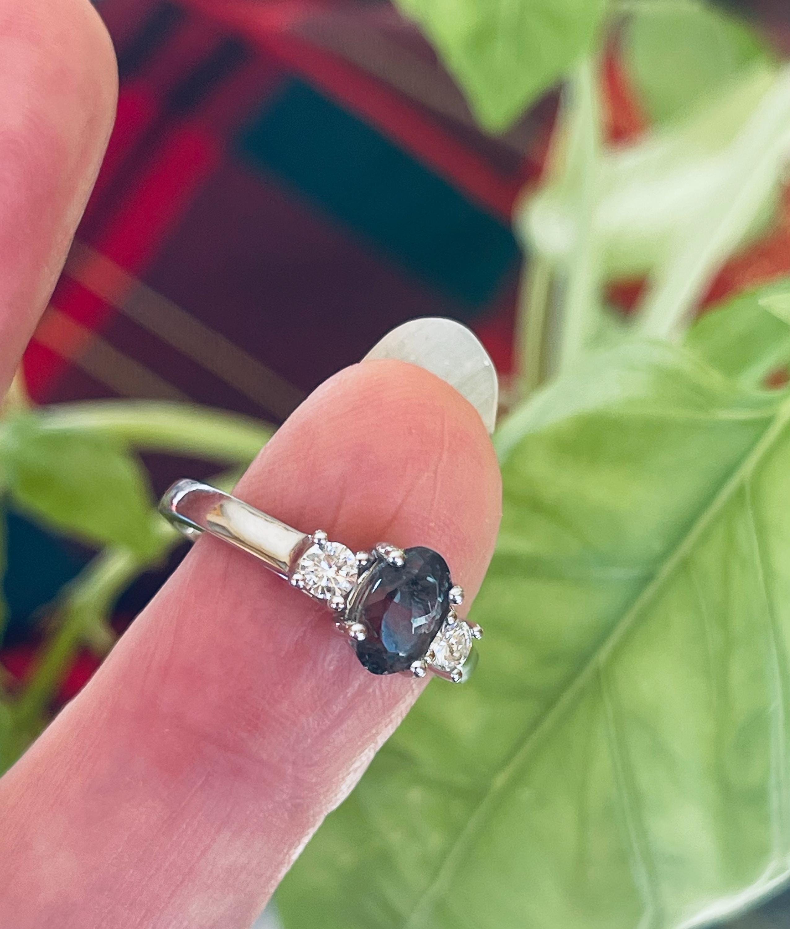 Alexandrite Naturelle 1.40 Carats - Pierre Précieuse à Facettes Ronde - Effet Changement De Couleur