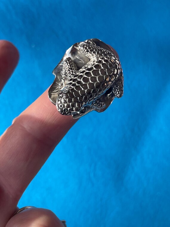 Unique FROG RING …. STERLING Silver!!! - image 10