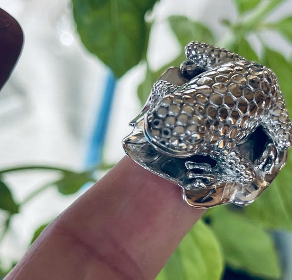 Unique FROG RING …. STERLING Silver!!! - image 15
