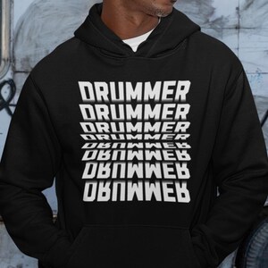 Drummer Hoodie, Drumming Sweatshirt, Percussionist Gift, Musician Hoodie, Rock Band Hoodie, Drum Lover Music Sweatshirt,Drumming Gift, Drums
