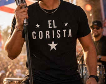 El Corista Shirt, Salsa Singer Tee, Latin Music Shirt, Afro Caribbean Musician Gift, Salsa Band Music Tee, Music Lover Gift, Band Music Tee