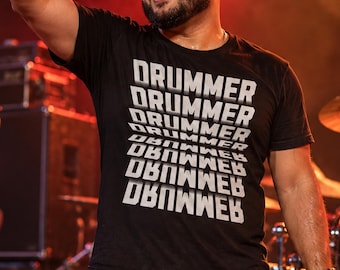 Drummer Shirt, Gift for Drummer, Drummer T-Shirt, Drum Shirt, Musician Gift, Drummer Dad Gift, Band Tee, Drumline Shirt, Drum Teacher Gift