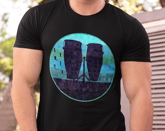 Conga Drums Shirt, Music Lover Tee, Percussion Gift, Drum Enthusiast Shirt, Conga Drum Tee, Percussionist Tee, Retro Music Tee, Drummer Gift