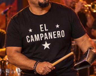 El Campanero Shirt, Salsa Cowbell Tee, Salsa Musician Gift, Latin Percussion Shirt, Salsa Band Tee, Campana Player Gift, Boricua Music Tee