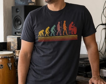 Conga Player T Shirt, Percussionist Shirt, Latin Music Tee, Conga Drummer Gift, Salsa Music Shirt, Musician Gift, Retro Percussion Tee