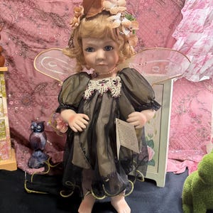 Geppeddo doll named Ariel fairy of the forest Limited edition 1998 画像 1