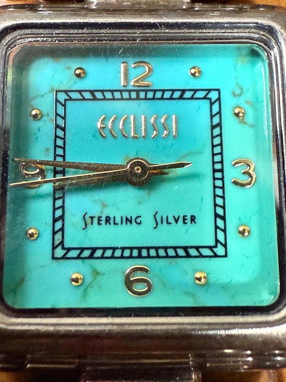 ecclissi turquoise sterling silver watch - image 8