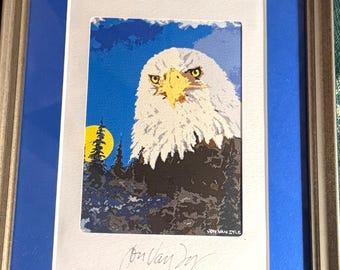 Set of 7 artwork prints by Alaskan artist Jon van zyle