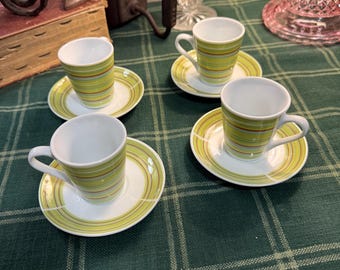 Mug Set: 4 x 65ml La Cafetiere Espresso Cups, Ceramic - The Big Kitchen - Cookware, Bakeware