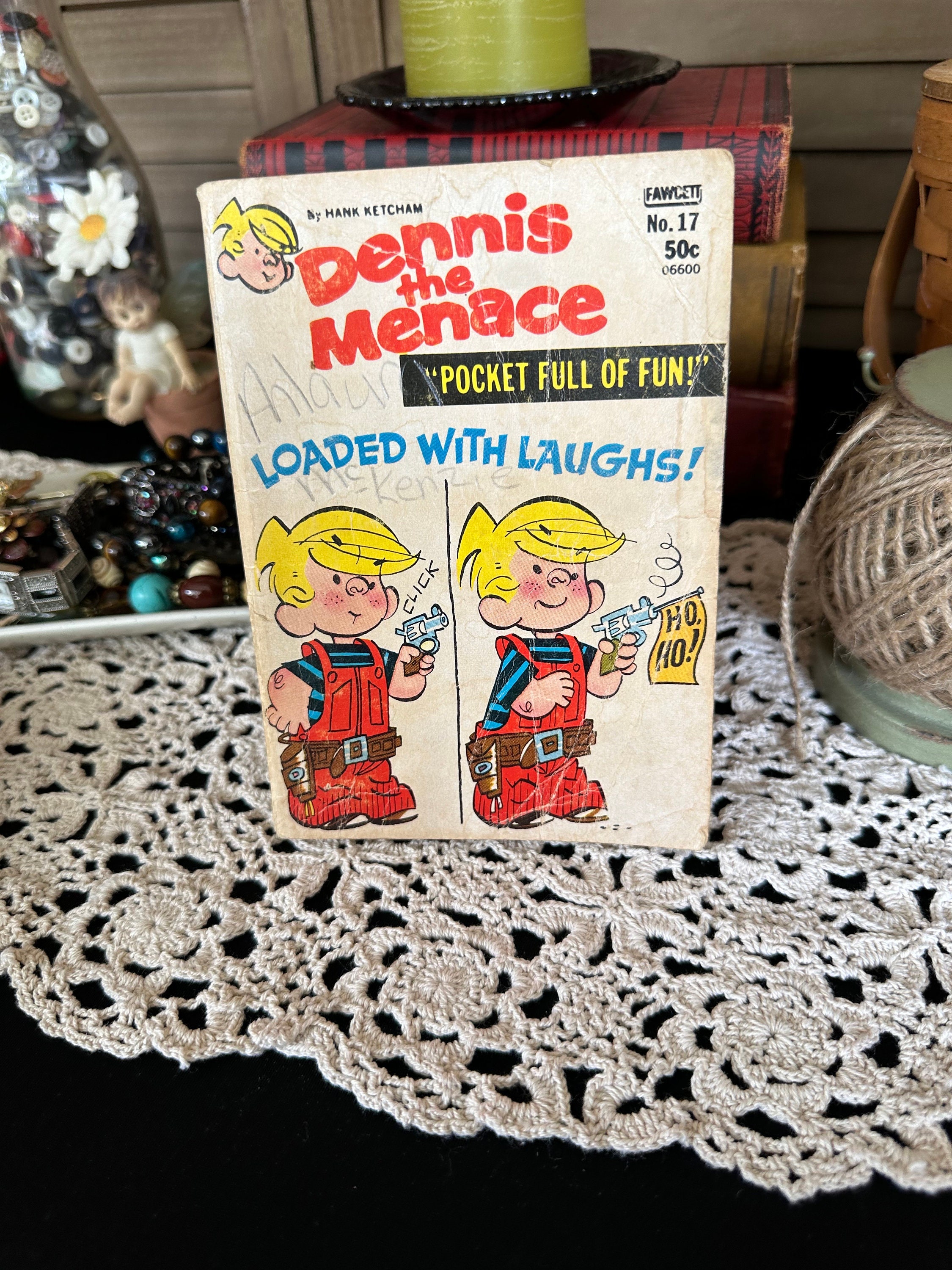vintage Dennis the menace comic book1973
