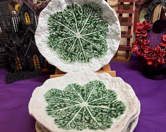 Bordalo Pinheiro cabbage leaf plate