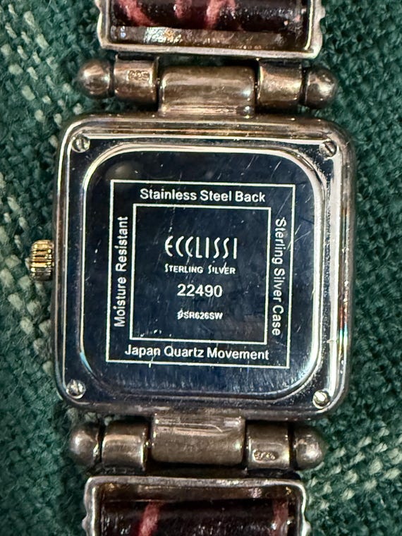 ecclissi turquoise sterling silver watch - image 9