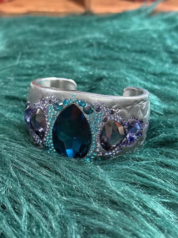 retired Swarovski pony bangle cuff - image 1