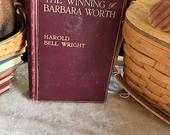 vintage The winning of Barbara worth book 1911