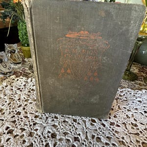 antique The complete works of F. Marion Crawford book 1892