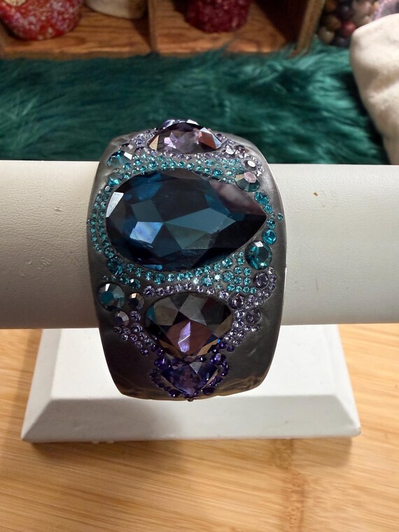 retired Swarovski pony bangle cuff - image 2