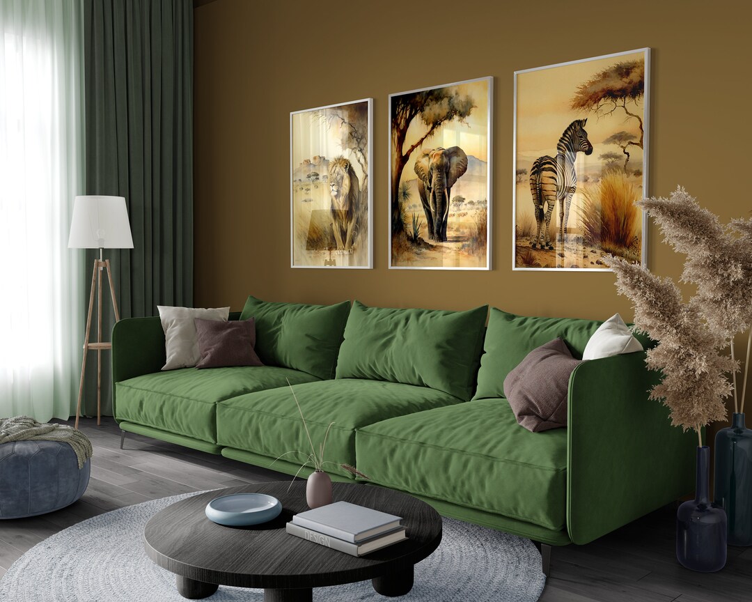 Tableau Photo Animaux - Safari Crépusculaire | Art Virtuoso