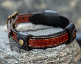 Men's Hidden Message Bracelet, Leather bracelet, Men's Personalized Bracelet, Gift for him